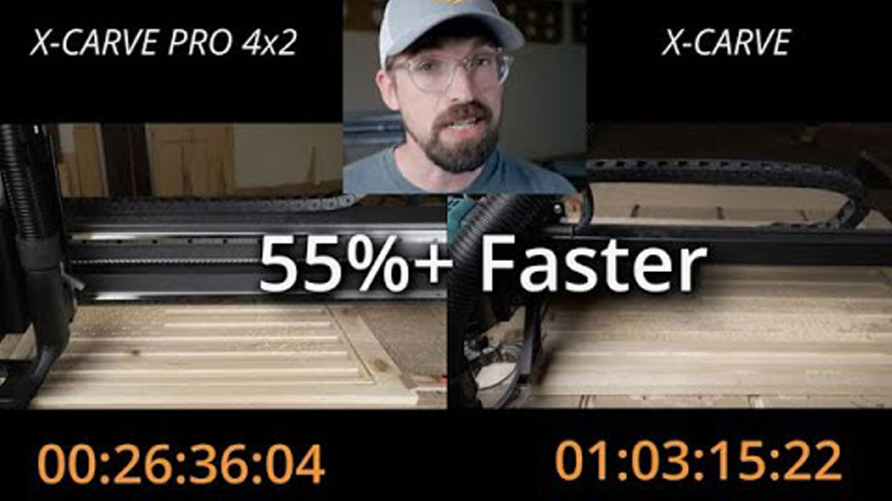 X-Carve vs X-Carve Pro CNC Comparison Tests